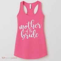 Mother Of The Bride Matching Wedding Party Women's Tank Top thumb 0