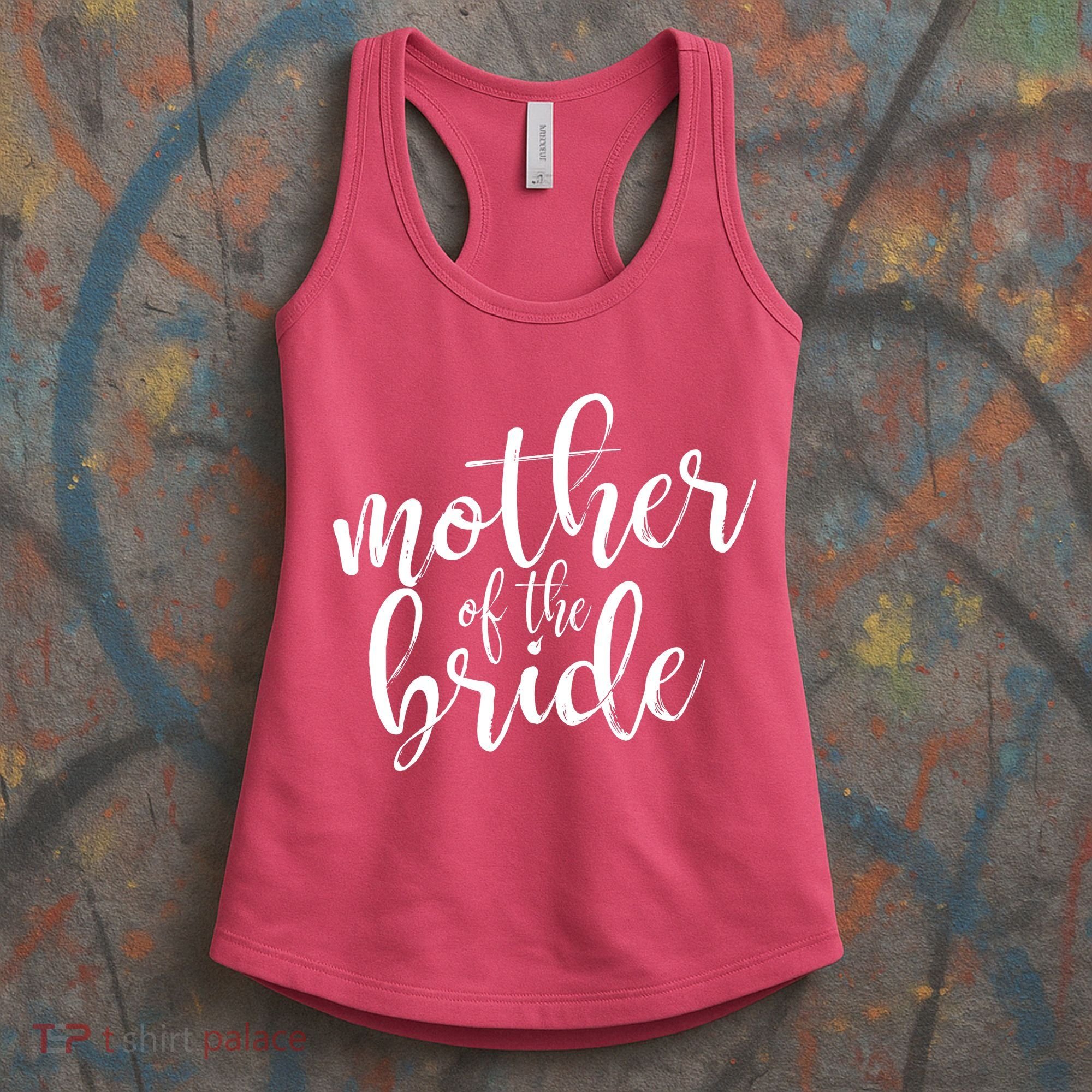 Mother Of The Bride Matching Wedding Party Women's Tank Top