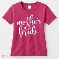 Mother Of The Bride Matching Wedding Party Women's T-Shirt thumb 0