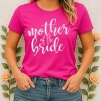 Mother Of The Bride Matching Wedding Party Women's T-Shirt thumb 2