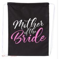 Mother Of The Bride Matching Wedding Party Drawstring Bag thumb 0