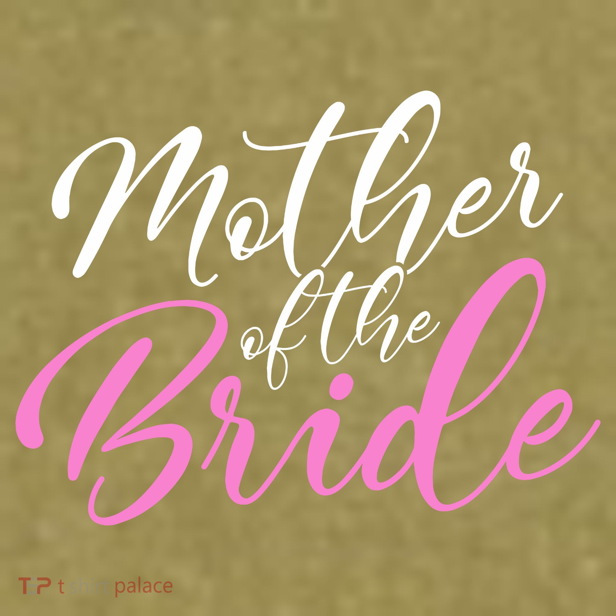 Mother Of The Bride Matching Wedding Party Garment-Dyed Women's Muscle Tee