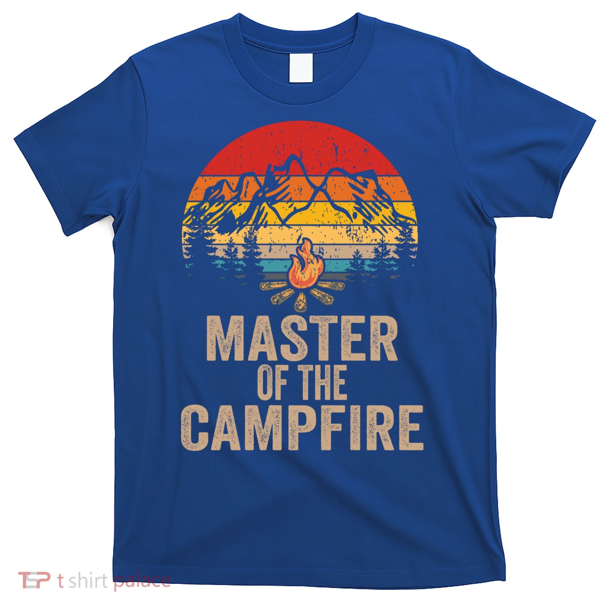 Master Of The Campfire Vintage Funny Camping Outdoor Funny Gift T-Shirt