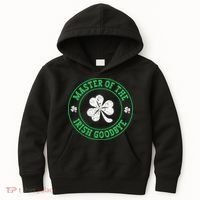 Master Of The Irish Goodbye St PatrickS Day Kids Hoodie thumb 0