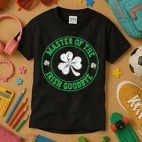 Master Of The Irish Goodbye St PatrickS Day Kids T-Shirt thumb 3