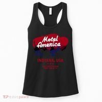 Motel America Indiana, USA Air Conditioning Free Cable TV Women's Tank Top thumb 0