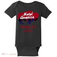 Motel America Indiana, USA Air Conditioning Free Cable TV Baby Bodysuit thumb 0