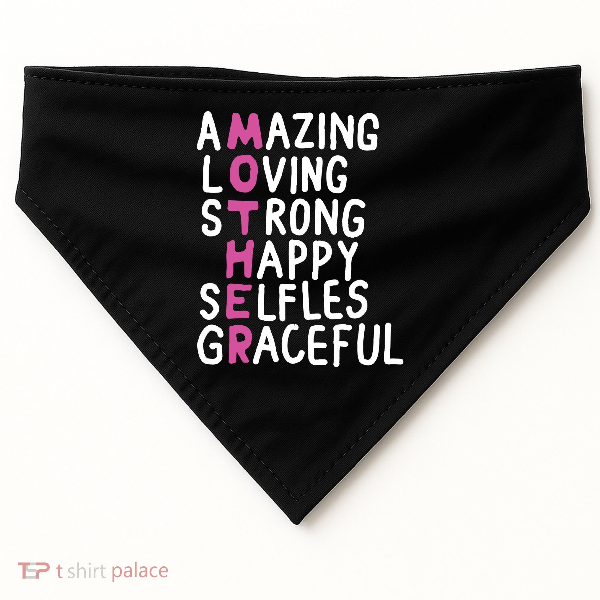 Mother Amazing Loving Strong USA-Made Doggie Bandana