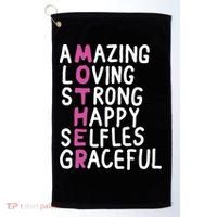 Mother Amazing Loving Strong Golf Towel thumb 0