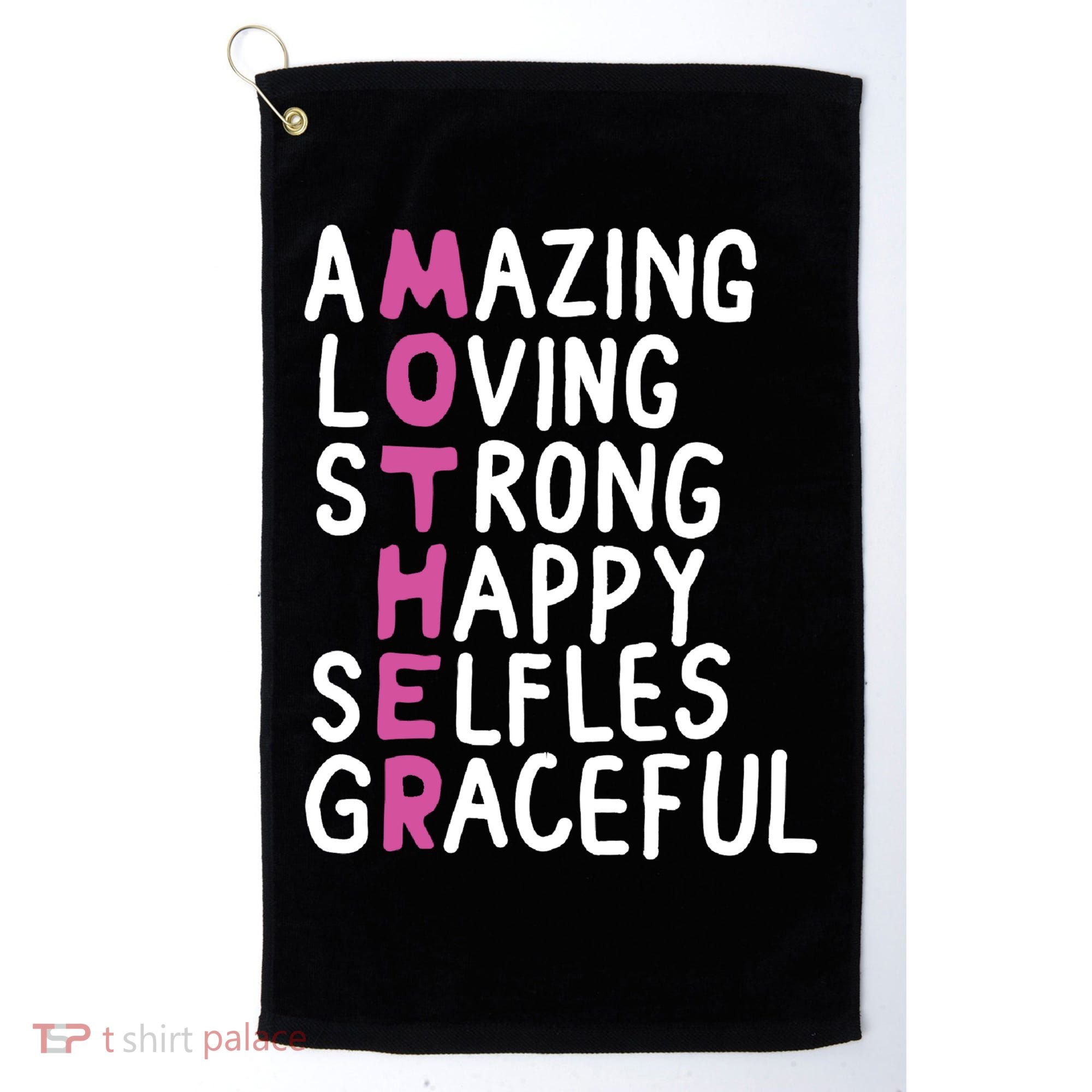 Mother Amazing Loving Strong Golf Towel