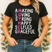 Mother Amazing Loving Strong Women's T-Shirt thumb 2