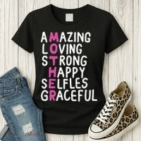 Mother Amazing Loving Strong Women's T-Shirt thumb 3