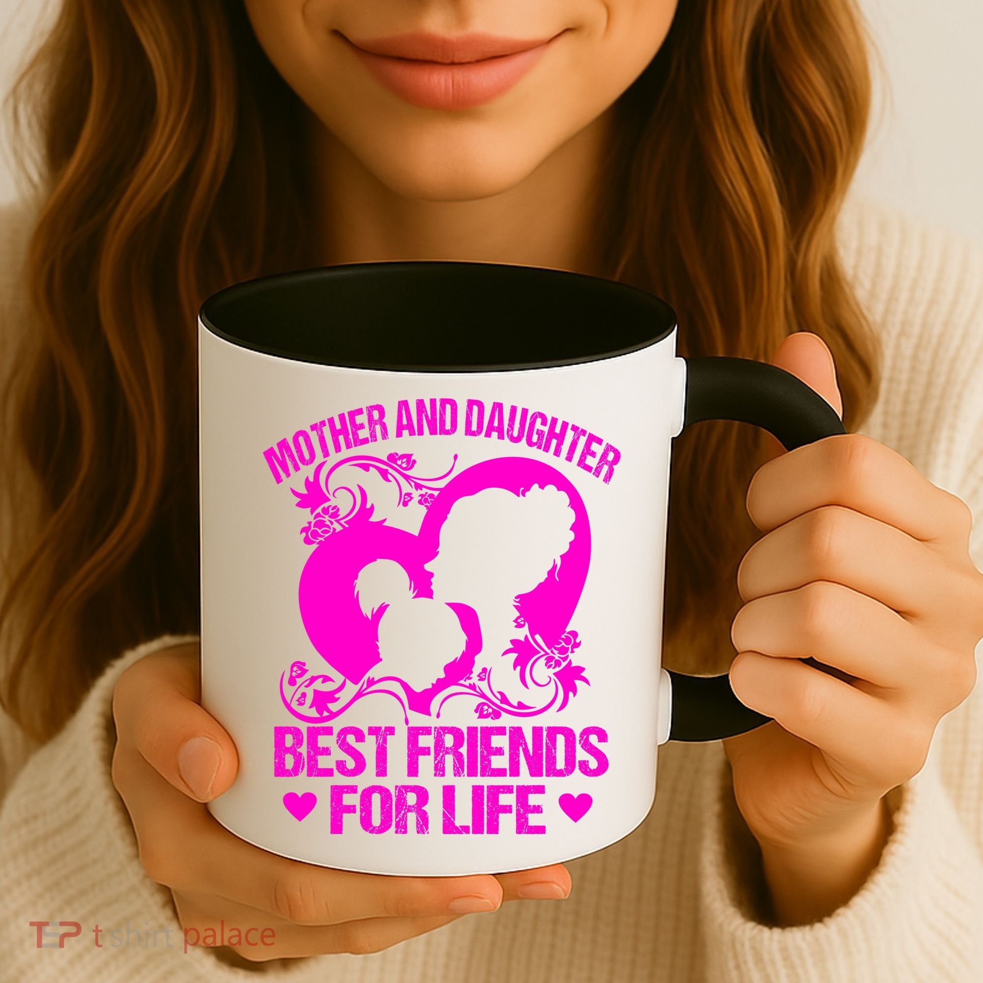 Mother And Daughter Best Friends For Life Coffee Mug