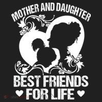 Mother And Daughter Best Friends For Life Beanie thumb 2