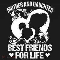 Mother And Daughter Best Friends For Life Women's Hoodie thumb 2