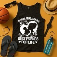 Mother And Daughter Best Friends For Life Tank Top thumb 4