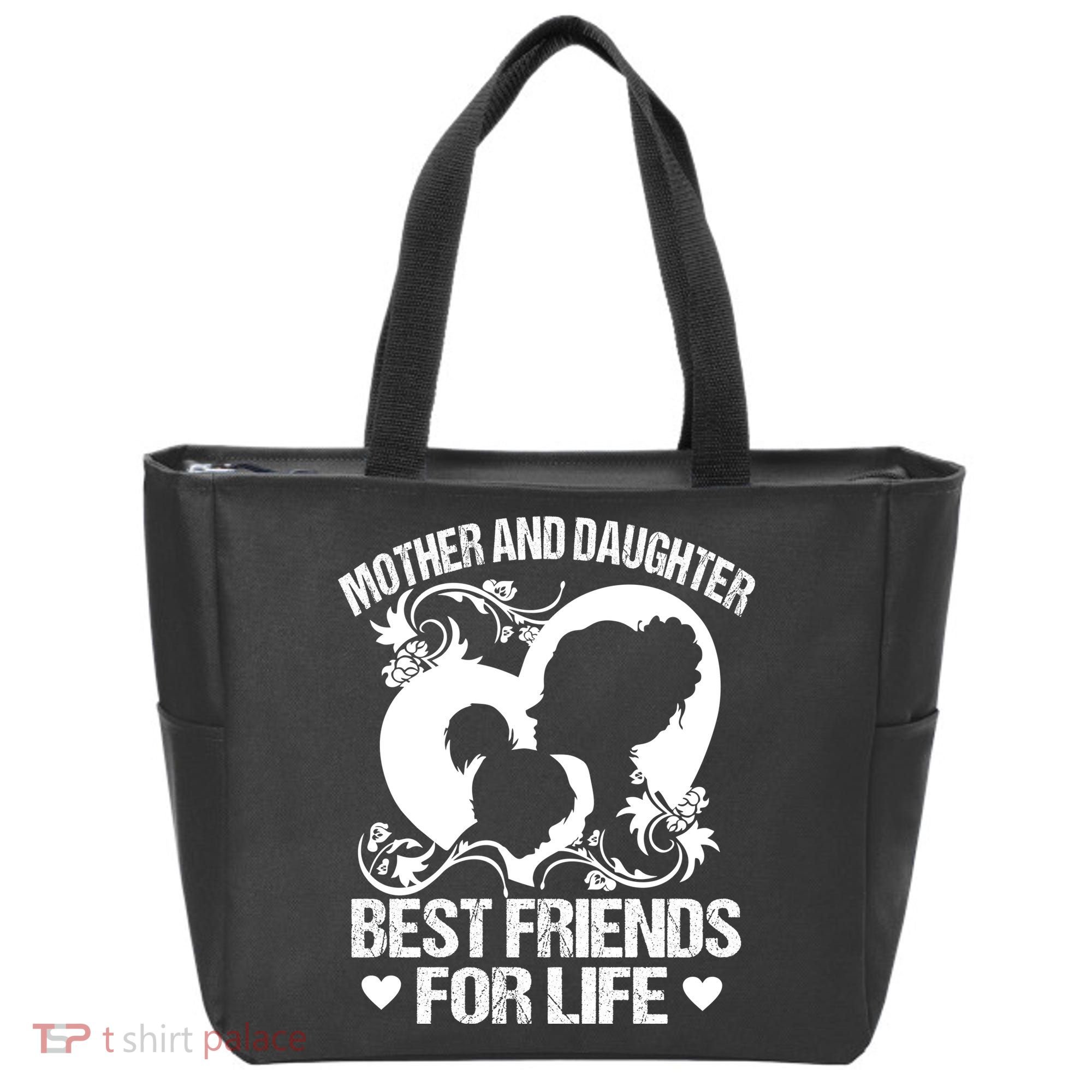 Mother And Daughter Best Friends For Life Tote Bag