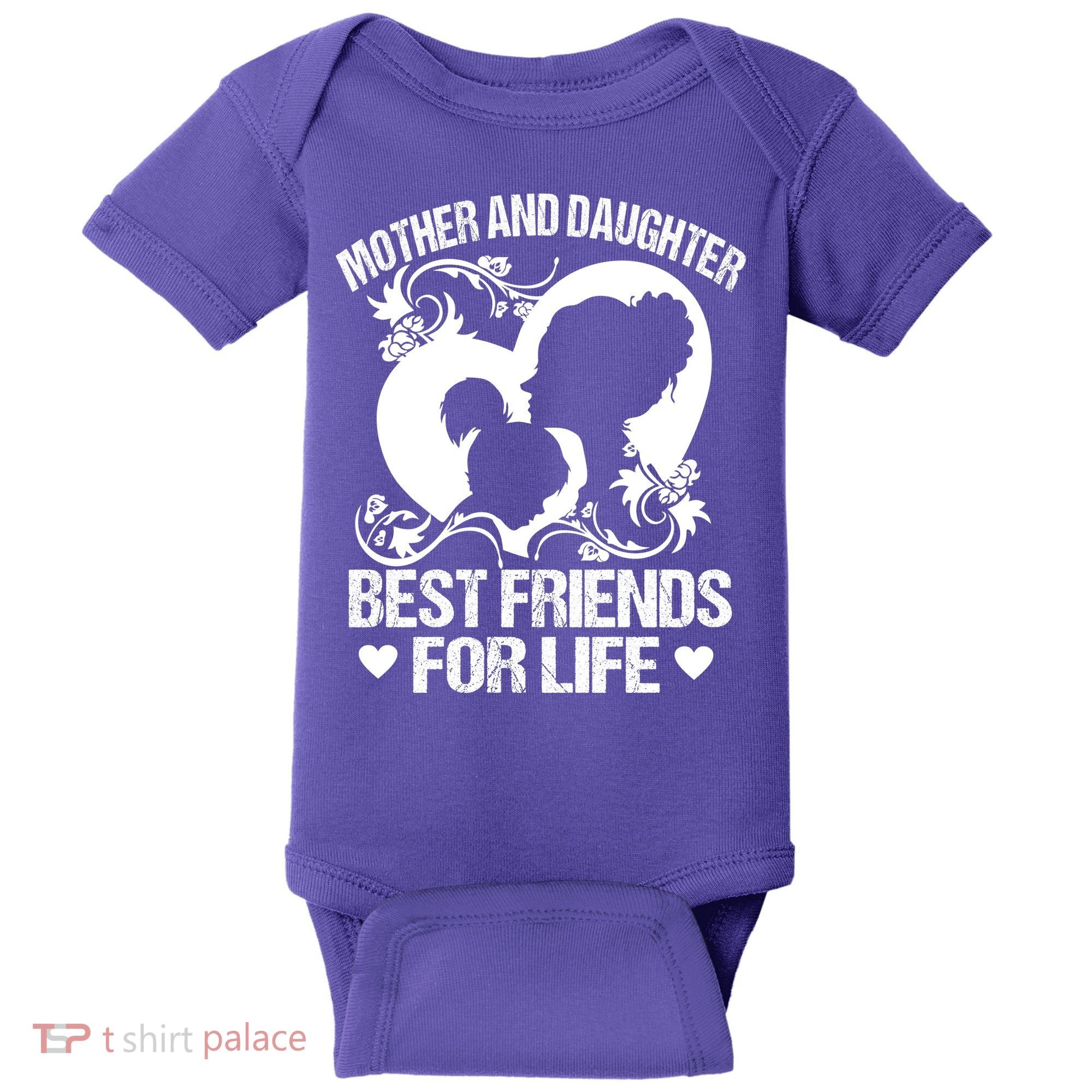 Mother And Daughter Best Friends For Life Baby Bodysuit