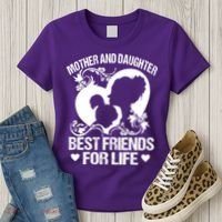 Mother And Daughter Best Friends For Life Women's T-Shirt thumb 3