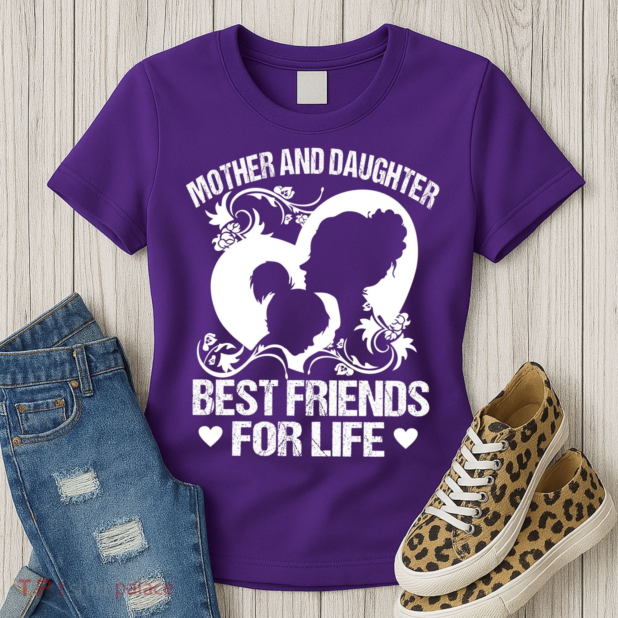 Mother And Daughter Best Friends For Life Women's T-Shirt