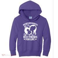 Mother And Daughter Best Friends For Life Kids Hoodie thumb 0