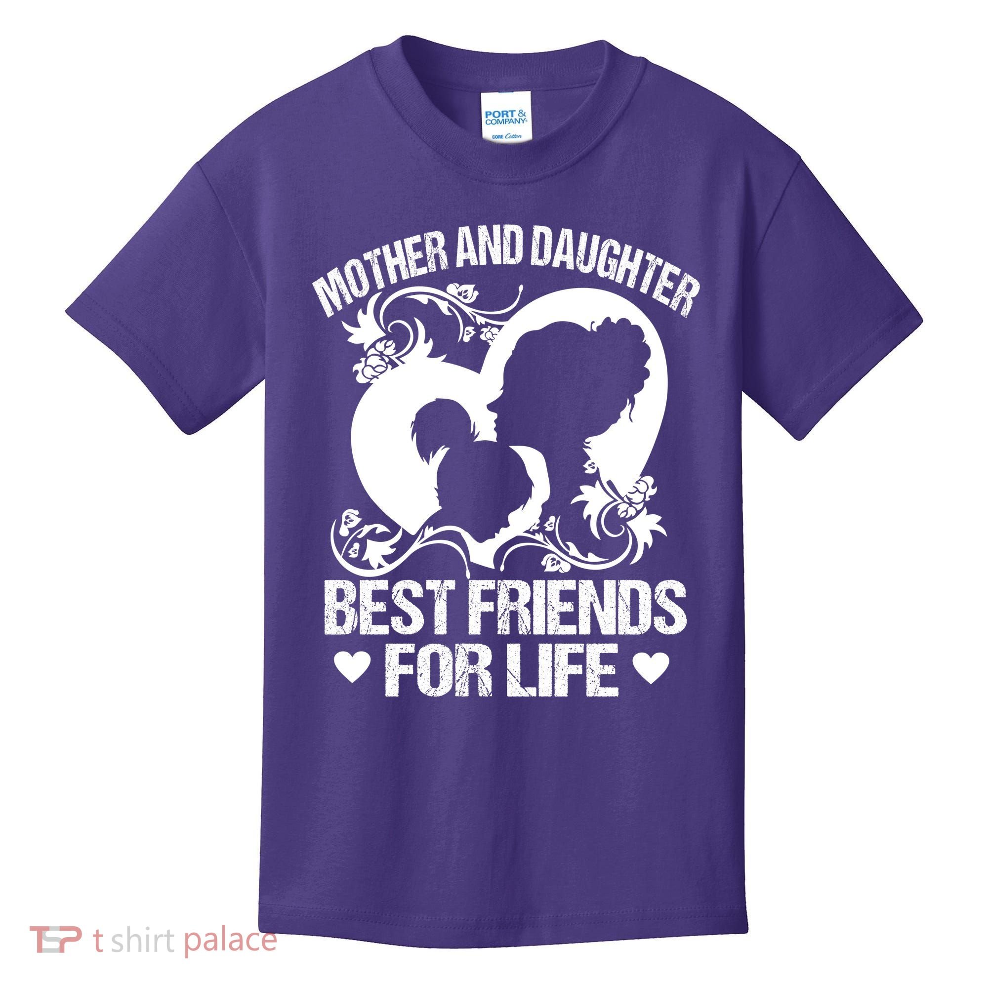 Mother And Daughter Best Friends For Life Kids T-Shirt