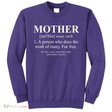 Mother Definition Mother's Day Sweatshirt