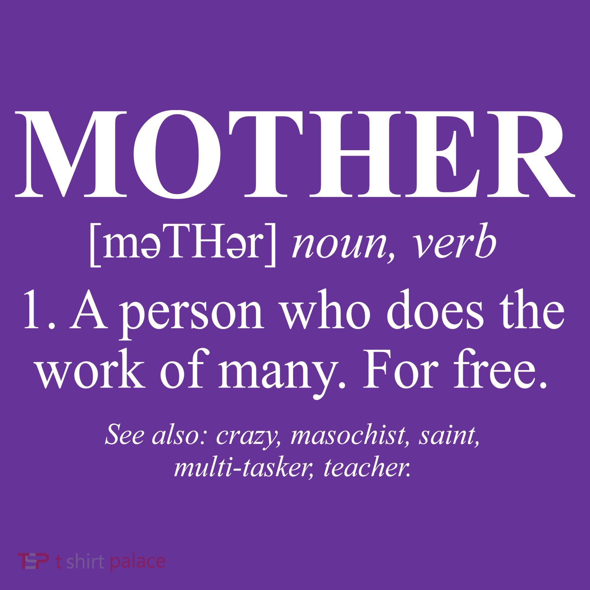 Mother Definition Mother's Day Coaster
