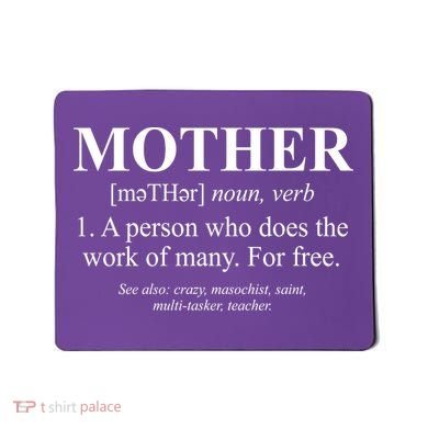 Mother Definition Mother's Day Mousepad
