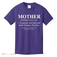 Mother Definition Mother's Day Kids T-Shirt thumb 0