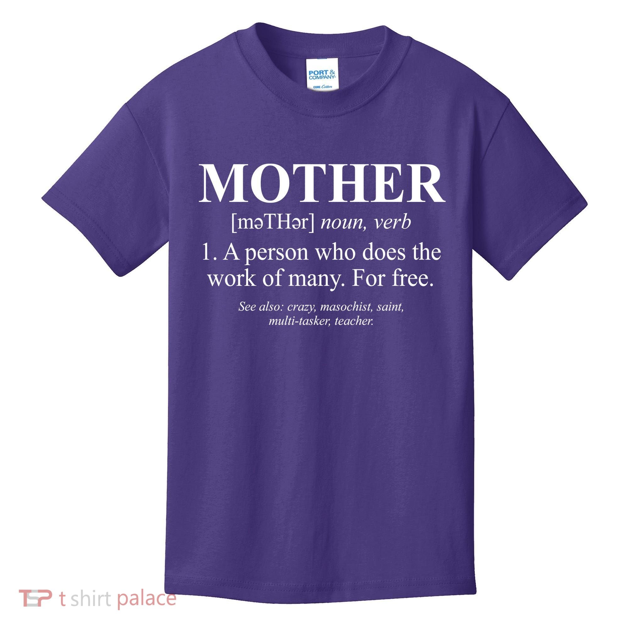 Mother Definition Mother's Day Kids T-Shirt