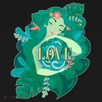 Mother Earth Hugging Earth Love Earth Day Mousepad thumb 1