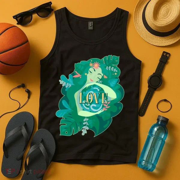 Mother Earth Hugging Earth Love Earth Day Tank Top