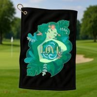 Mother Earth Hugging Earth Love Earth Day Golf Towel thumb 1