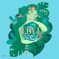 Mother Earth Hugging Earth Love Earth Day Kids Long Sleeve Shirt thumb 2