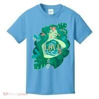 Mother Earth Hugging Earth Love Earth Day Kids T-Shirt thumb 0