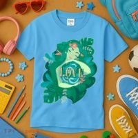 Mother Earth Hugging Earth Love Earth Day Kids T-Shirt thumb 3