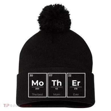Mother Elements Pom Pom 12in Knit Beanie
