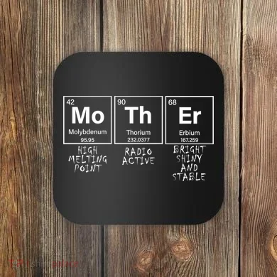 MoThEr Elements Funny Gift For Moms Coaster