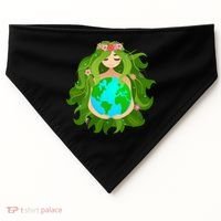Mother Gaia Earth World Cute USA-Made Doggie Bandana thumb 0