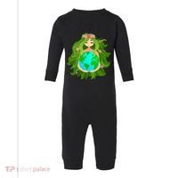 Mother Gaia Earth World Cute Infant Fleece One Piece thumb 0