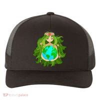 Mother Gaia Earth World Cute Yupoong Adult 5-Panel Trucker Hat thumb 0