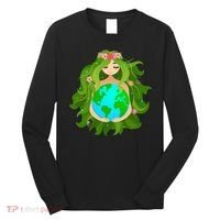 Mother Gaia Earth World Cute Long Sleeve Shirt thumb 0