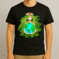 Mother Gaia Earth World Cute T-Shirt thumb 3