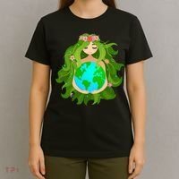 Mother Gaia Earth World Cute T-Shirt thumb 4