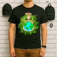 Mother Gaia Earth World Cute T-Shirt thumb 6