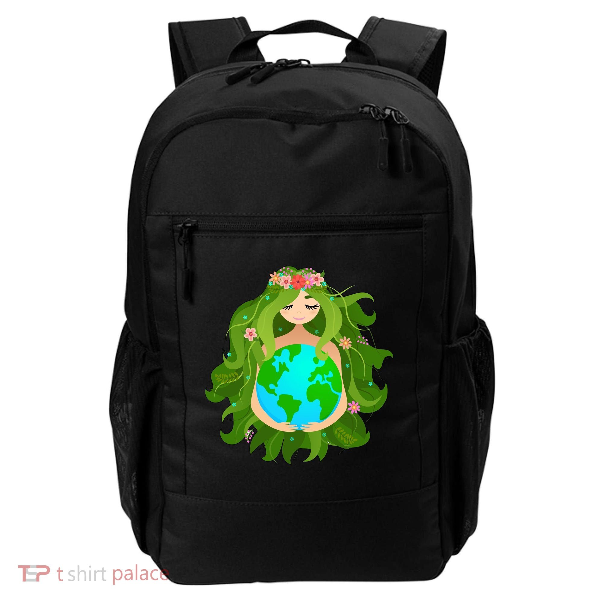 Mother Gaia Earth World Cute Backpack