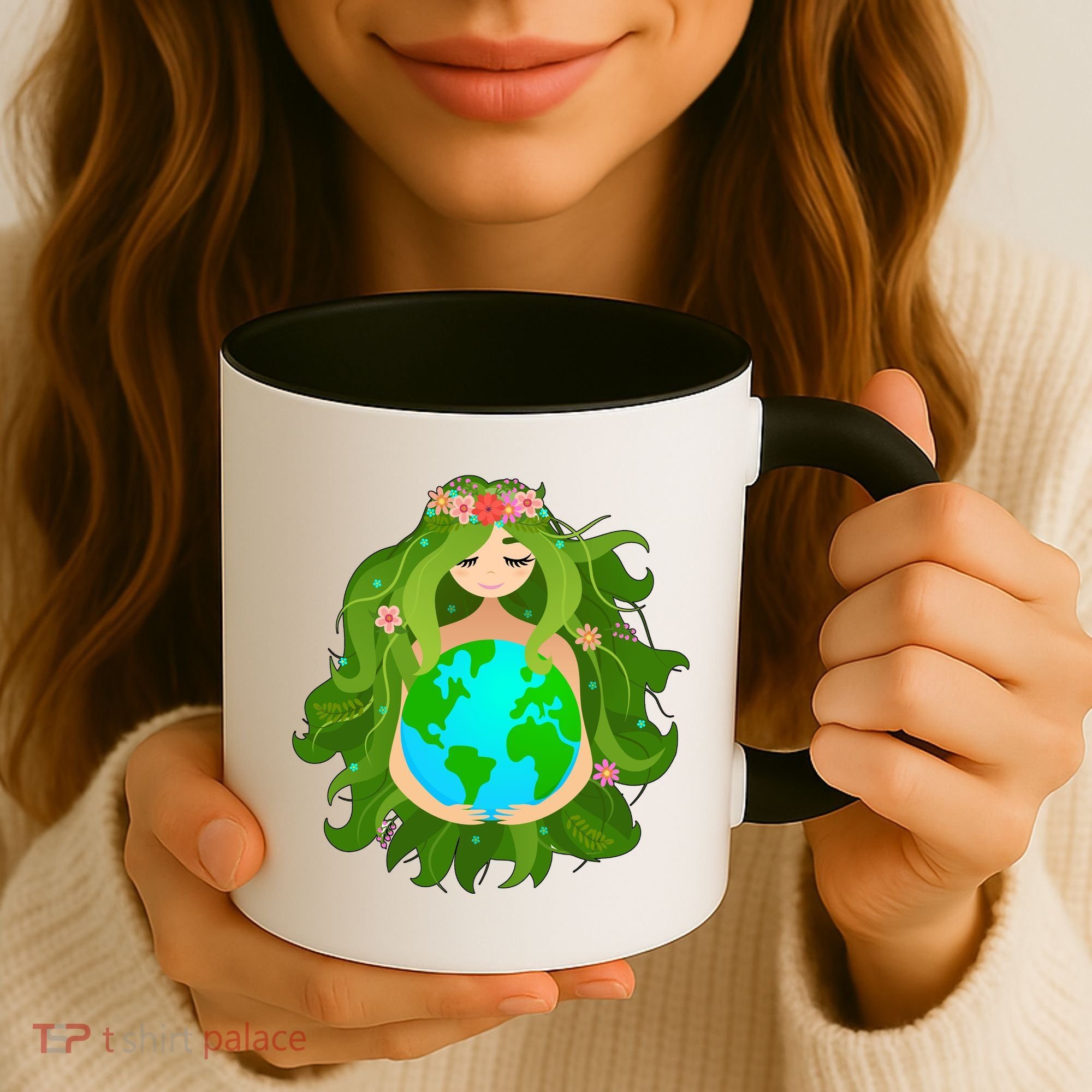 Mother Gaia Earth World Cute Coffee Mug
