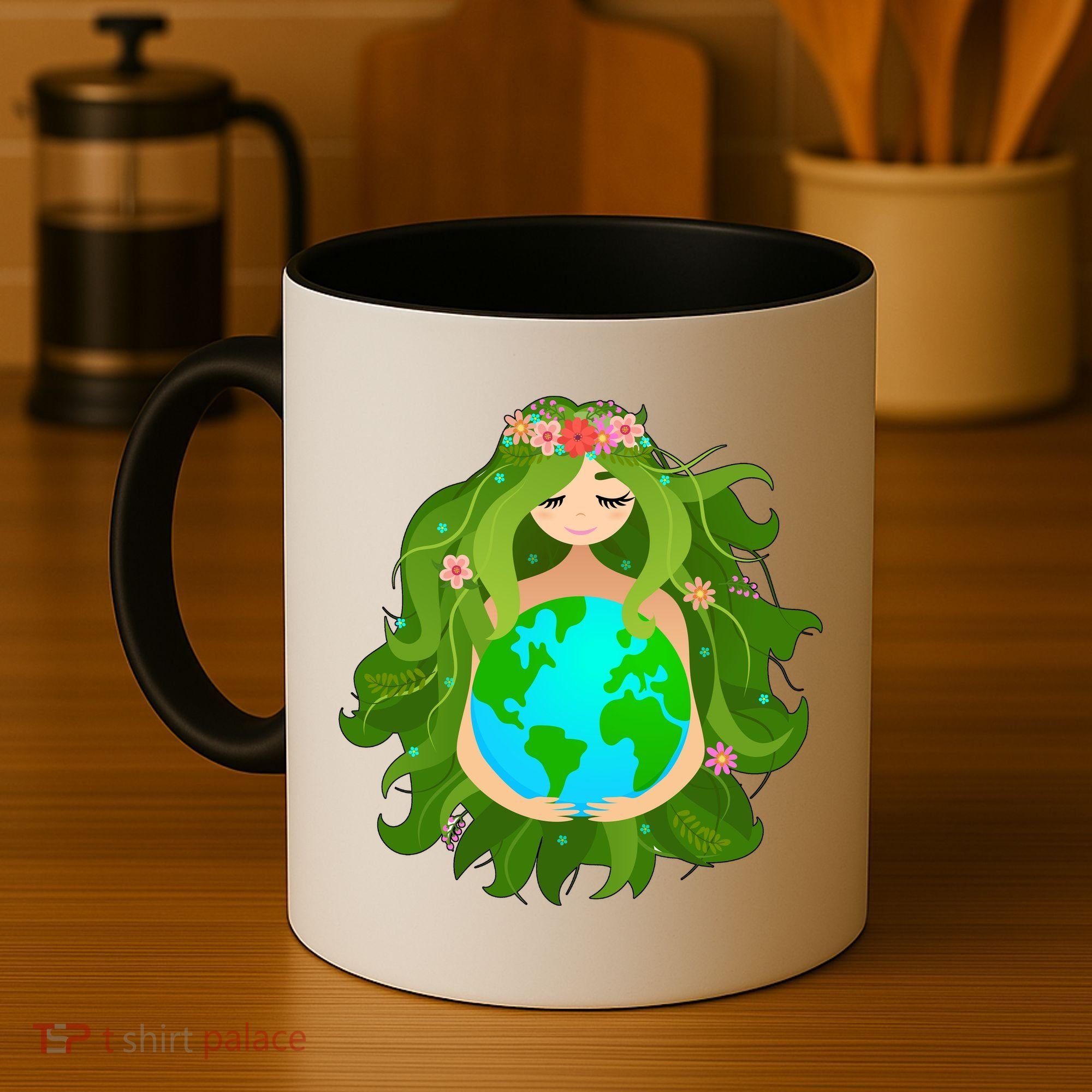 Mother Gaia Earth World Cute Coffee Mug