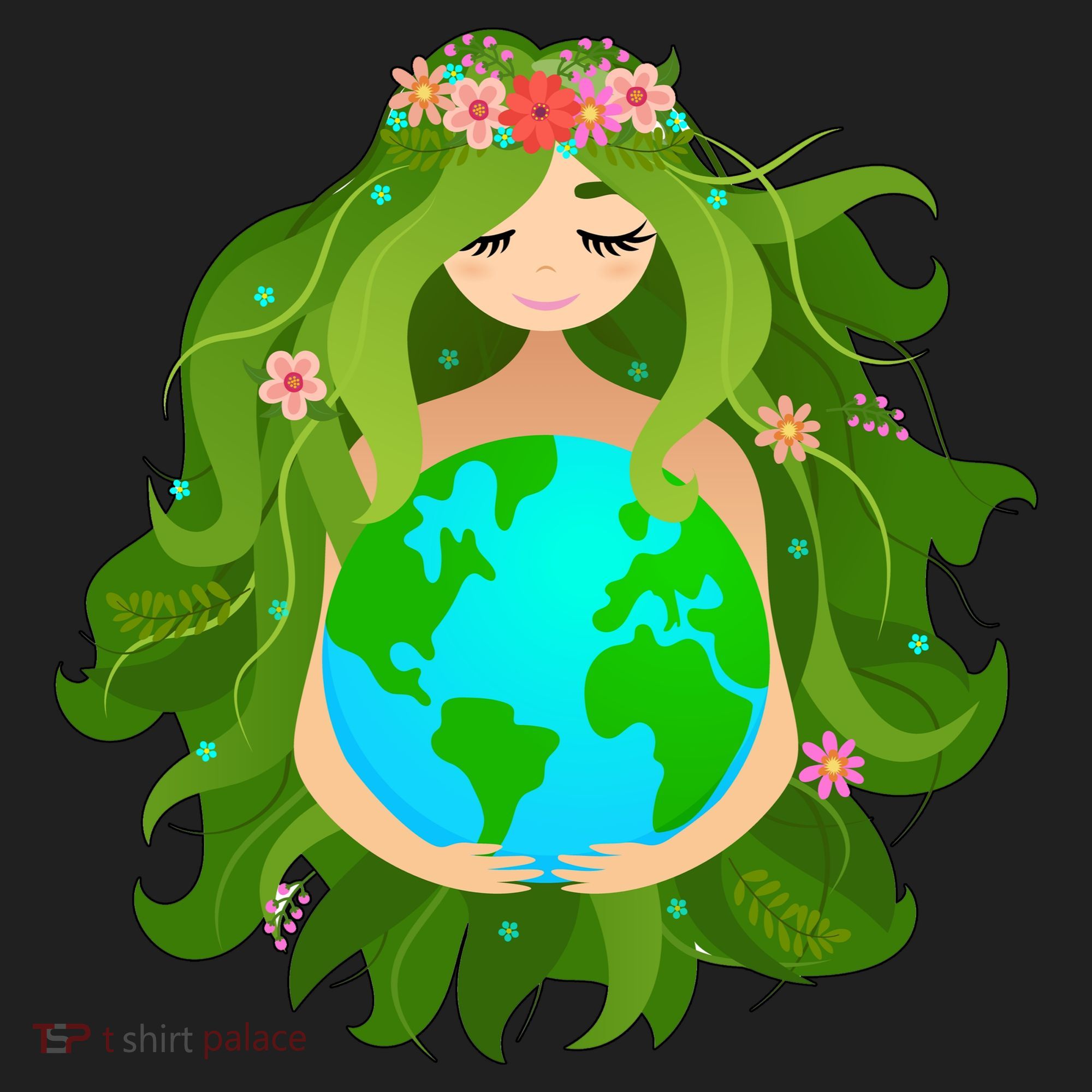 Mother Gaia Earth World Cute Beanie